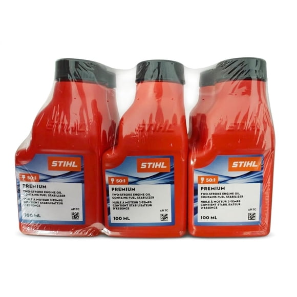 Stihl Premium 2 Stroke Oil 100 mL 50:1 Mix Bottle 6-Pack