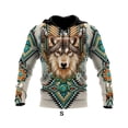 thumbnail image 4 of Baohd Veste d'Automne Unisexe à Impression Numérique 3D pour Hommes et Femmes, style 2 S, 4 of 5