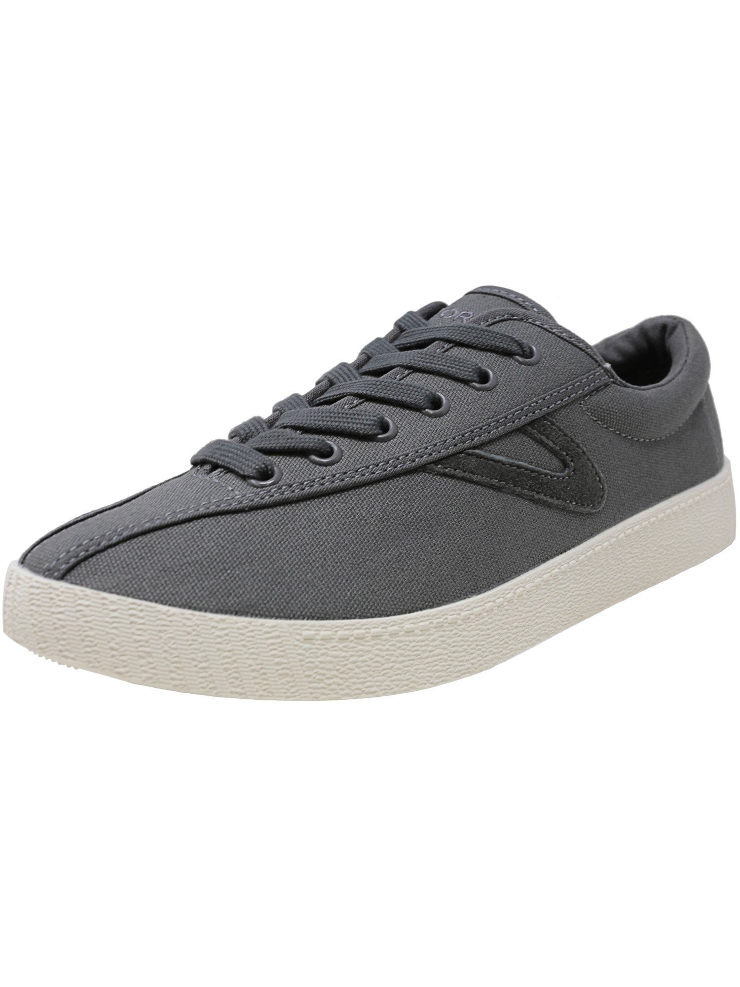 gunmetal gray shoes on Tretorn Tretorn Men S Nylite Plus Canvas Gunmetal Fashion Sneaker 7m Walmart Com Walmart Com