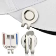 thumbnail image 2 of Practical Ball Position Mark Cap Clip Golf Putting Alignment Aiming Tool Golf Hat Clip Golf Ball Marker multicolor, 2 of 5