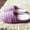 Pink, variant on Naierhg Women's Men's Winter Striped Warm Soft Anti-Slip Indoor Shoes Home Slippers for Home Yellow