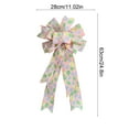 thumbnail image 2 of Lunxisen 4 Pcs Easter Wreath Bows,Colorful Bows for Wreath Pink Easter Bunny Eggs Flower Decoration Bows for Indoor Outdoor Holiday Spring Easter Party Decor, 2 of 8
