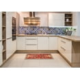 thumbnail image 6 of Ahgly Company Machine Washable Indoor Rectangle Traditional Red Area Rugs, 7' x 9', 6 of 7