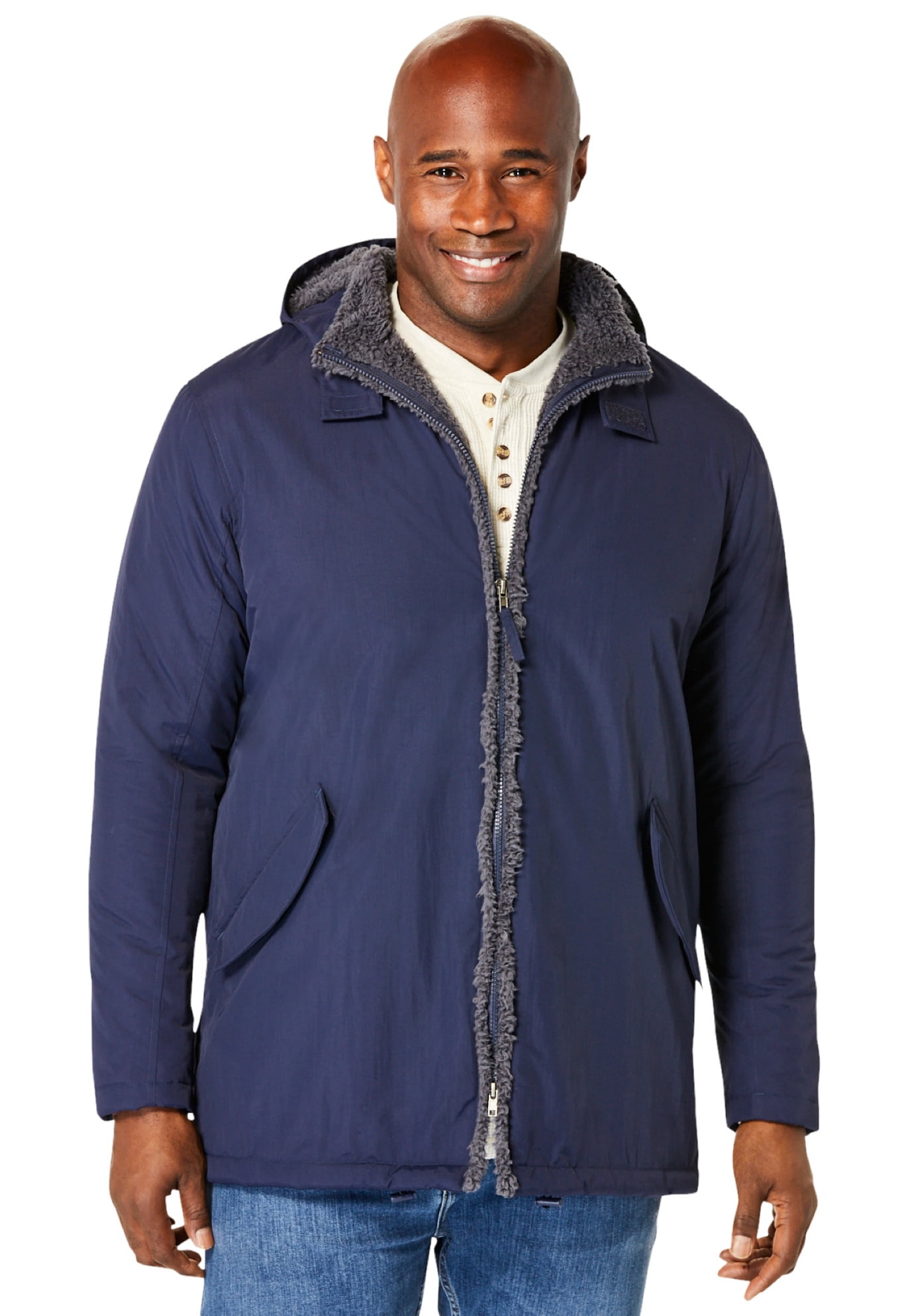 Tall Sherpa-Lined Parka - Walmart.com