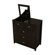 Ameriwood Vanity Dresser with Jewelry Storage and Mirror