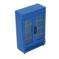 thumbnail image 2 of Wood Dollhouse Fridge, Dollhouse Refrigerator Exquisite Workmanship Double Door Simulation Safe Keeps Attention Easy To Store Portable  For 1:12 Dollhouse, 2 of 8