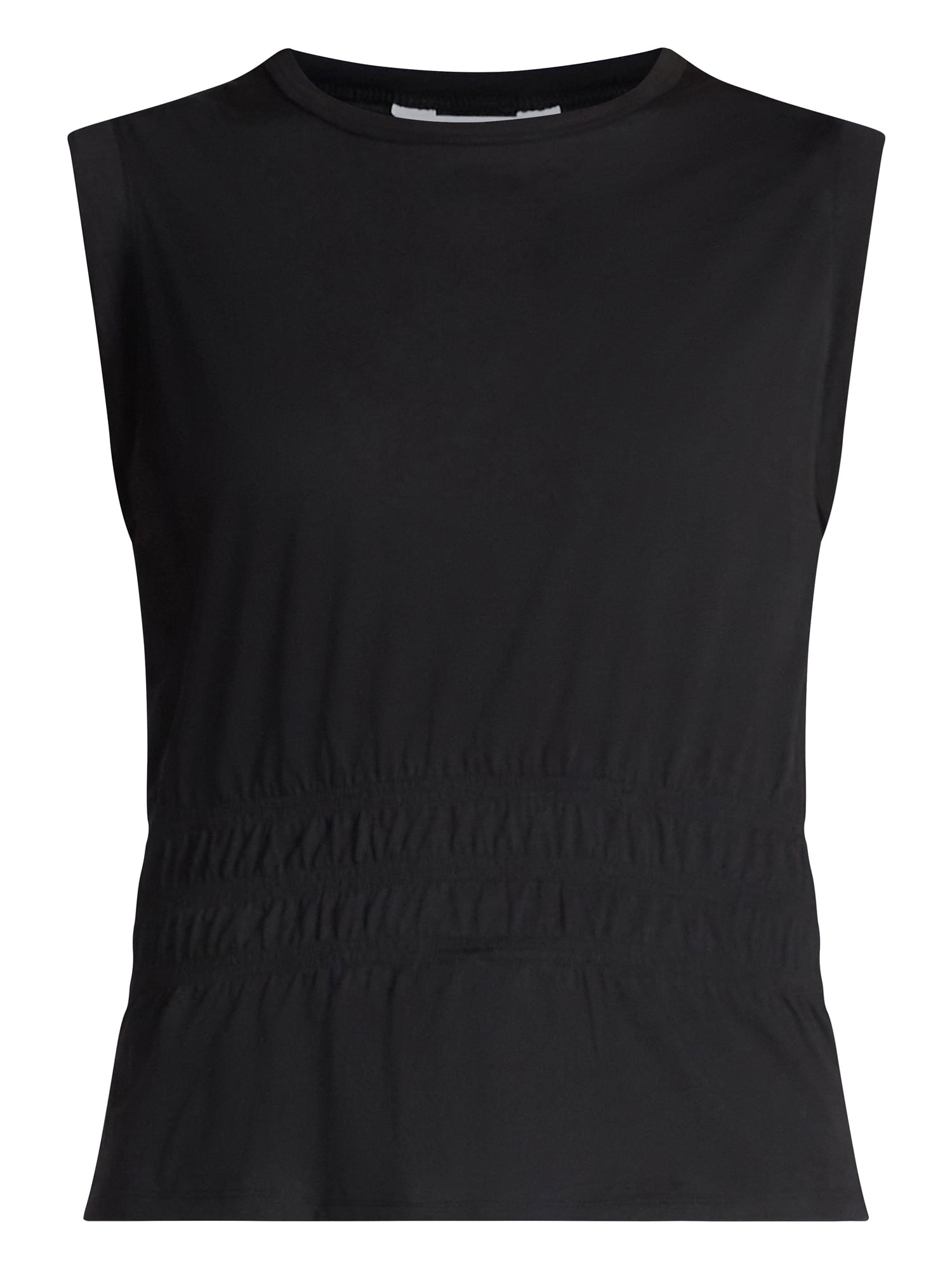 Time and Tru Women's Cotton Peplum Tank Top, Sizes XS-XXXL