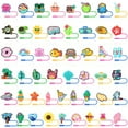 thumbnail image 4 of Topekada 50PCS Straw Cover Cap, Cute Summer Straw Cover for 30&40 Oz Tumbler, Straw Topper for Cup in different Shapes, Straw Protectors Drinking Straw Caps for 10 mm Straws, 4 of 7