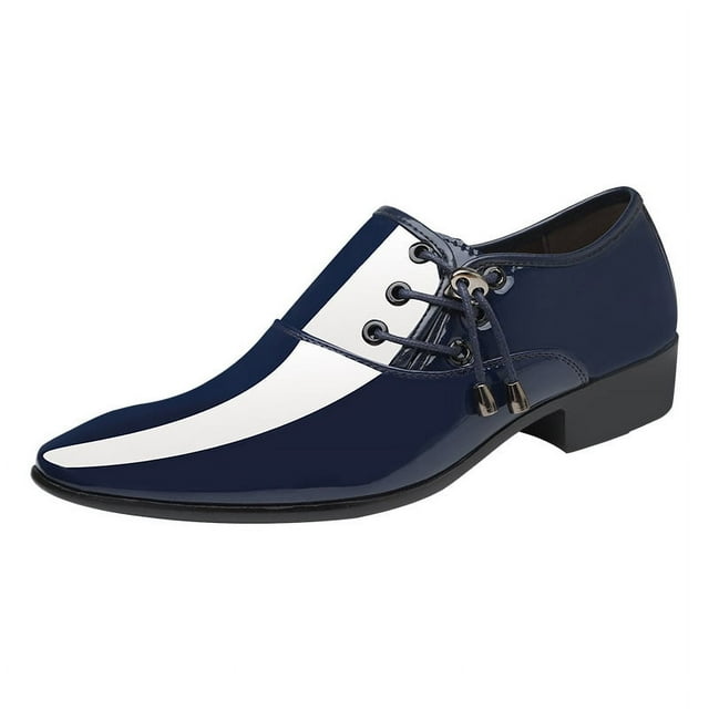 Zapatos formales de cuero para hombre, de gran tamaño, para oficina y negocios