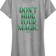 thumbnail image 3 of Wicked - Dont Hide Your Magic - Women's Short Sleeve Graphic T-Shirt, 3 of 5