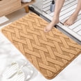 thumbnail image 4 of TIMIFIS Chenille Floor Mats Bathroom Water Absorbing Door Mat Convenient Machine Wash Lightweight Fabric Quick Water Absorption Non Slip Floor Mat Bathroom Accessories, 4 of 6