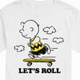 thumbnail image 3 of Peanuts - Let's Roll - Men's Short Sleeve Graphic T-Shirt, 3 of 6