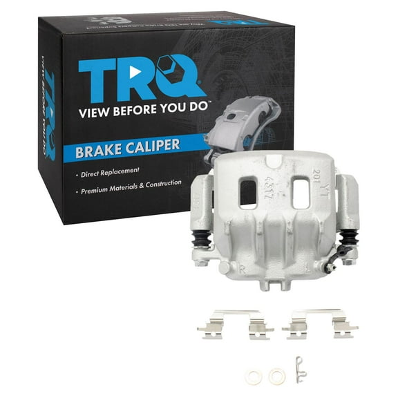 TRQ Front Left Brake Caliper w/Bracket Drivers Side Compatible with 1998-2002 Subaru Forester 1998-2001 Impreza 1996-2002 Legacy 2000 Outback
