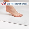thumbnail image 2 of Alfombrilla de ducha Clorox Cushioned Duck Brand, 43 x 91 cm, color blanco, paquete de 2, 2 of 7
