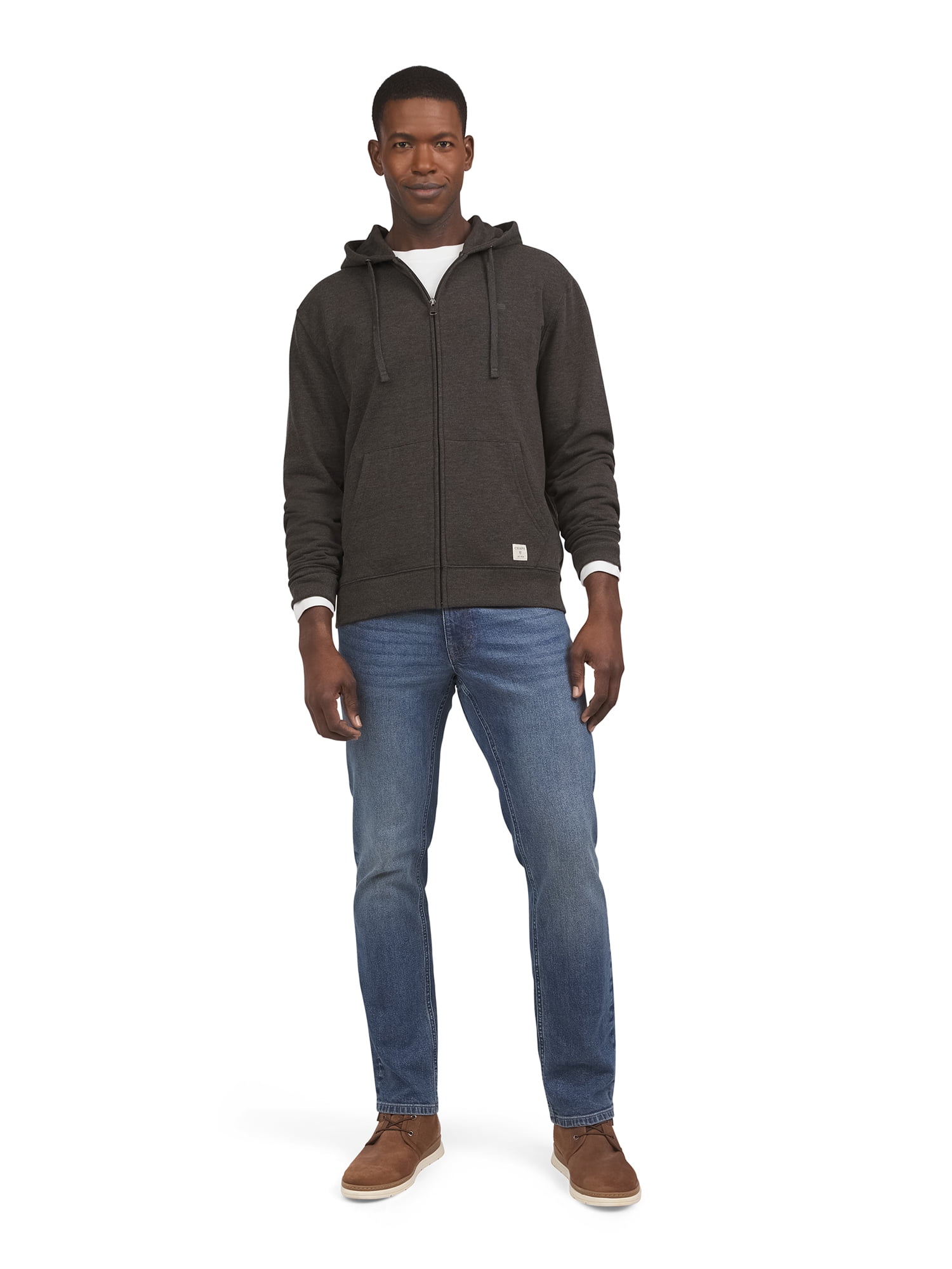 Chaps Men's & Big Men's Everyday Fleece Full Zip Hoodie , Sizes S-2XL