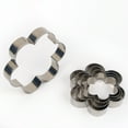 thumbnail image 3 of Flower Shapoed Biscuit Cutter Set 5 Pieces Floral Geometric Cookie Cutter Professional Baking Dough Tools Kit for Valentines Holiday Kitchen Baking (1.57",1.97", 2.36", 2.76", 3.15") Flower, 3 of 5