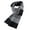 #01_Black, variant on Men's Classic Warm Thickened Brushed Stripe Scarf Gift Scarf