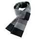 thumbnail image 1 of Bufandas clásicas para hombre, cálidas, gruesas, cepilladas, con rayas, regalo, de poliéster para mujer, 1 of 7