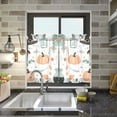 thumbnail image 4 of Yayeee Kitchen Curtains Light Filtering 27"x36" Rod Pocket Short Cafe Window Panel, Halloween Pumpkin, 4 of 7