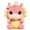 Pink, variant on Yellow Yellow Plush Dragon Stuffed Animal For Spring Festival Decoration Cuddly Toy For Kids