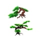 thumbnail image 1 of 2pcs de Plantas Árboles de Pino Artificial Plástico Decoración Acuario de Peces L + S, 1 of 8