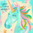 thumbnail image 3 of McCully, Jennifer 15x15 Black Modern Framed Museum Art Print Titled - You Are Magic Unicorn, 3 of 5