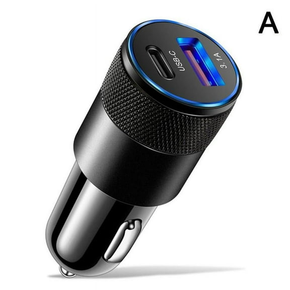 Car Charger Adapter Usb Charging Cigarette Lighter T7C5