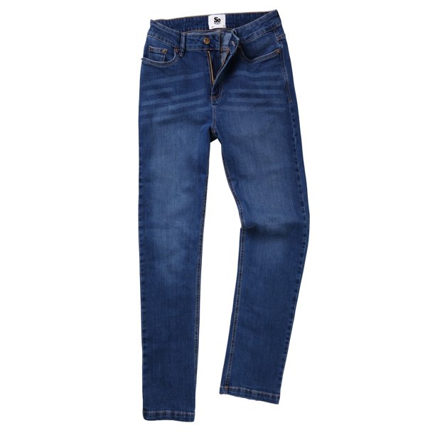 AWDis So Denim - Pantalones vaqueros de pierna recta modelo Katy para mujer (Lavado Medio)