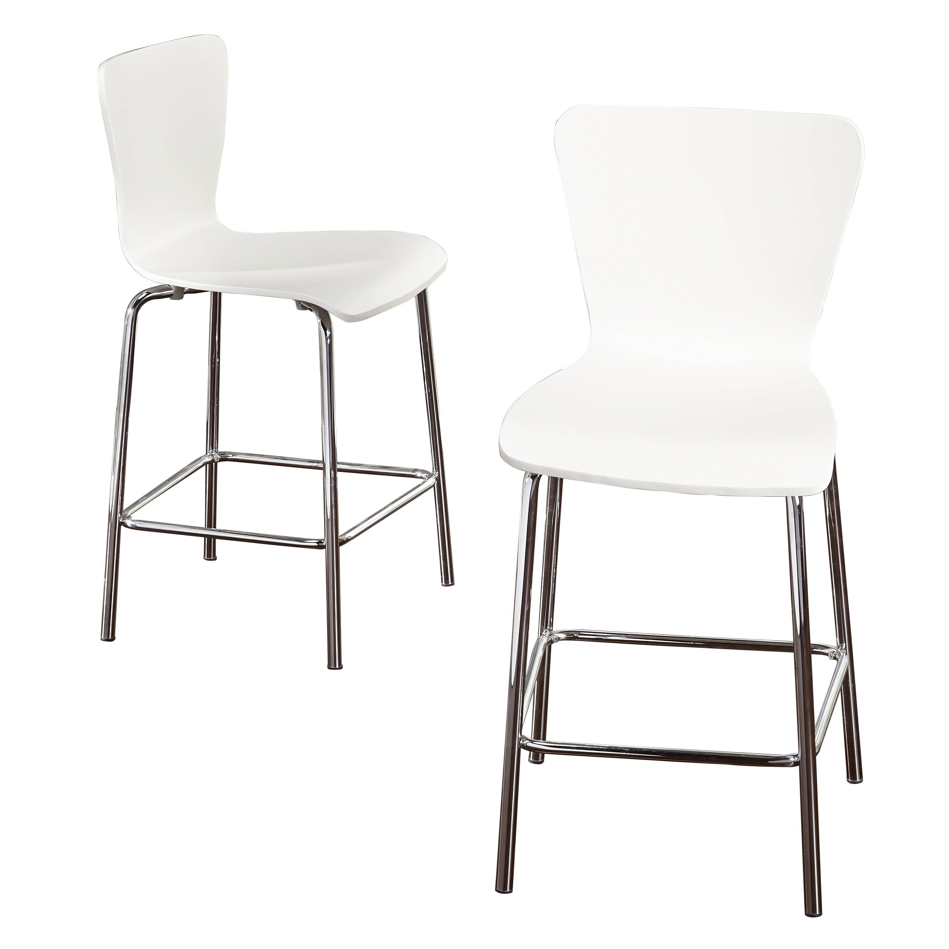 Pisa Counter Height Stool, 24", Set of 2, Multiple Colors