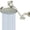 Brushed Nickel-6" Round, variant on 6" Round Brushed Nickel Rainfall Shower Head with 11'' Extension Arm