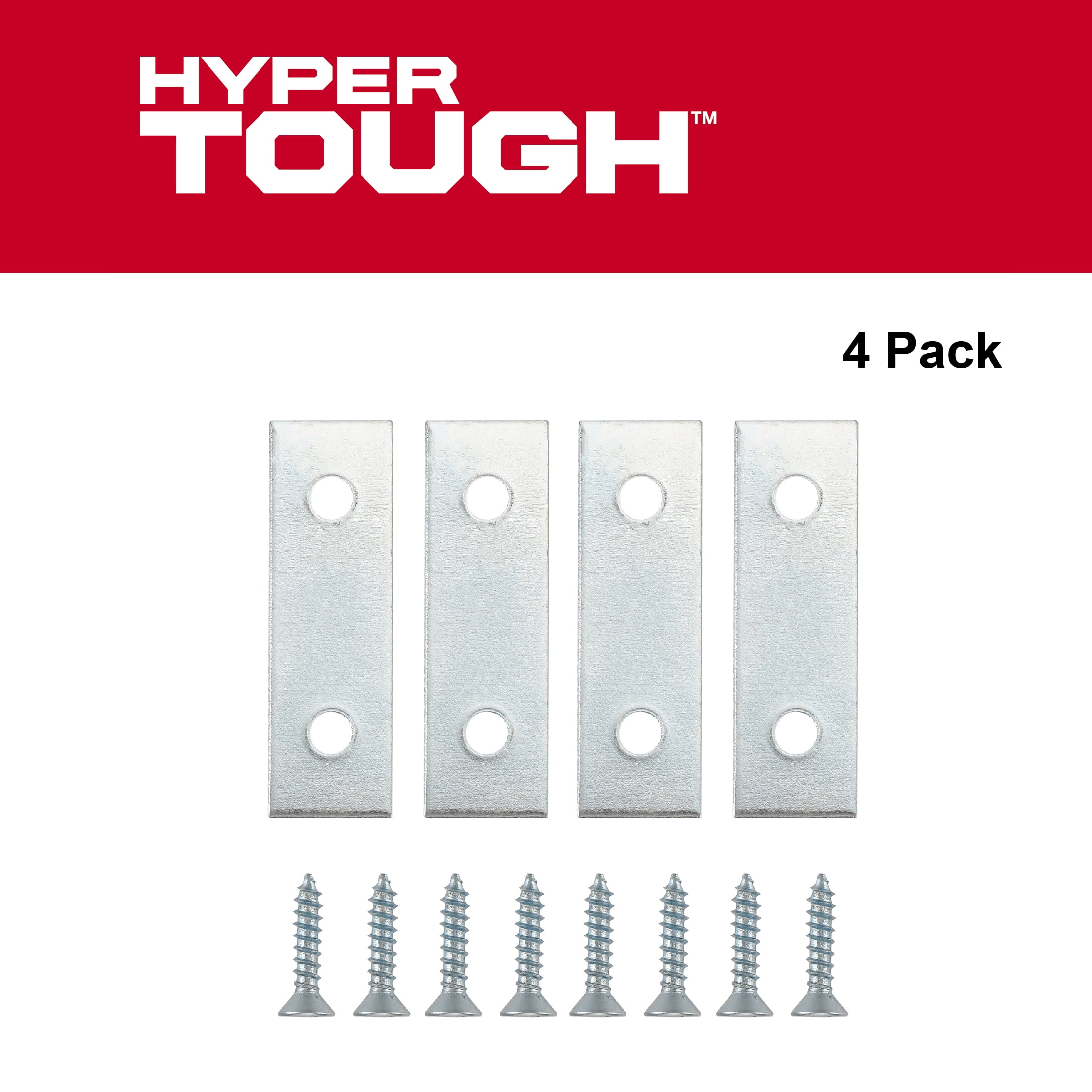 (3 pack) 2in.Mending Plate,Zinc Plated (4 Pack)