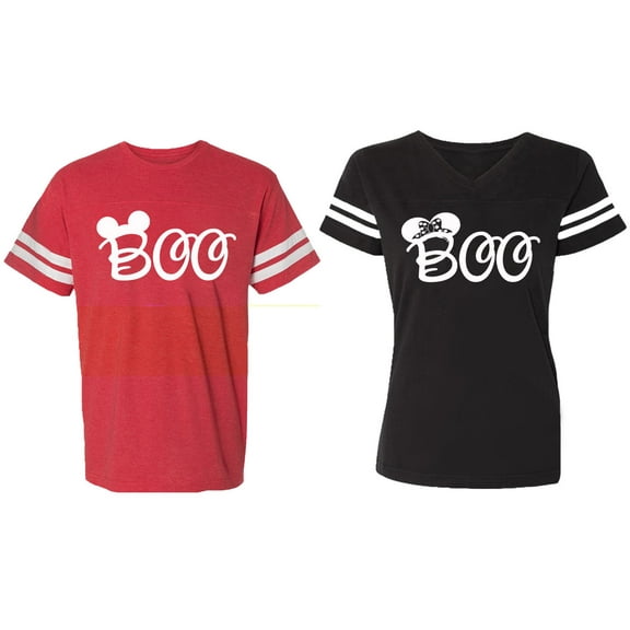 Matching Cotton Jerseys (Red / Black) (S / S)
