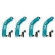 Tuyau d'Arrosage à Serpentin Turquoise de 25' avec Filetages Abdominaux et 8 Buses (4 Pack) – image 1 sur 6
