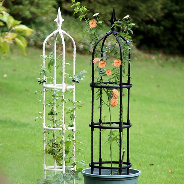 HLONK Spliced 8mm Steel Greenery Climbing Frame Plant Support Bracket 20cm