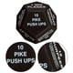 thumbnail image 1 of Dados Ejercicio Entrenamiento 12 Caras para Ejercicios Fitness en Casa Cardio () Blanco, 1 of 5
