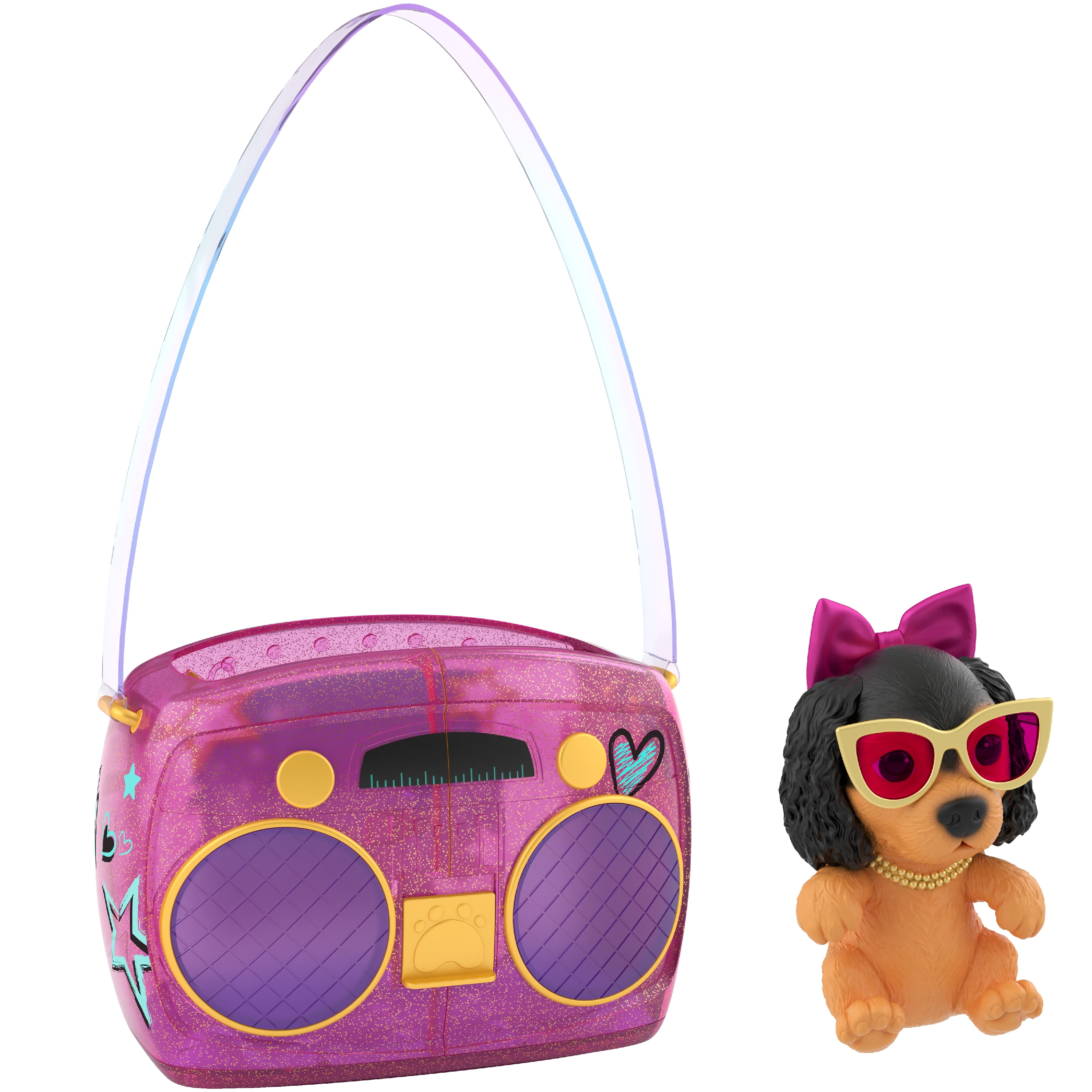 Little Live OMG Pets OMG Bestie Bag Opens Into A Puppy Playset 15 Sounds 