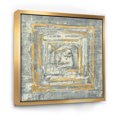thumbnail image 1 of Gold Glam on Grey Tapestry II - Transitional Framed Canvas, 1 of 3