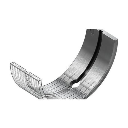 King Engine Bearings MB4556SX0.25 0.25 Size Main Bearing Set for VM Motori A630-L630 Ecodiesel 3.0L