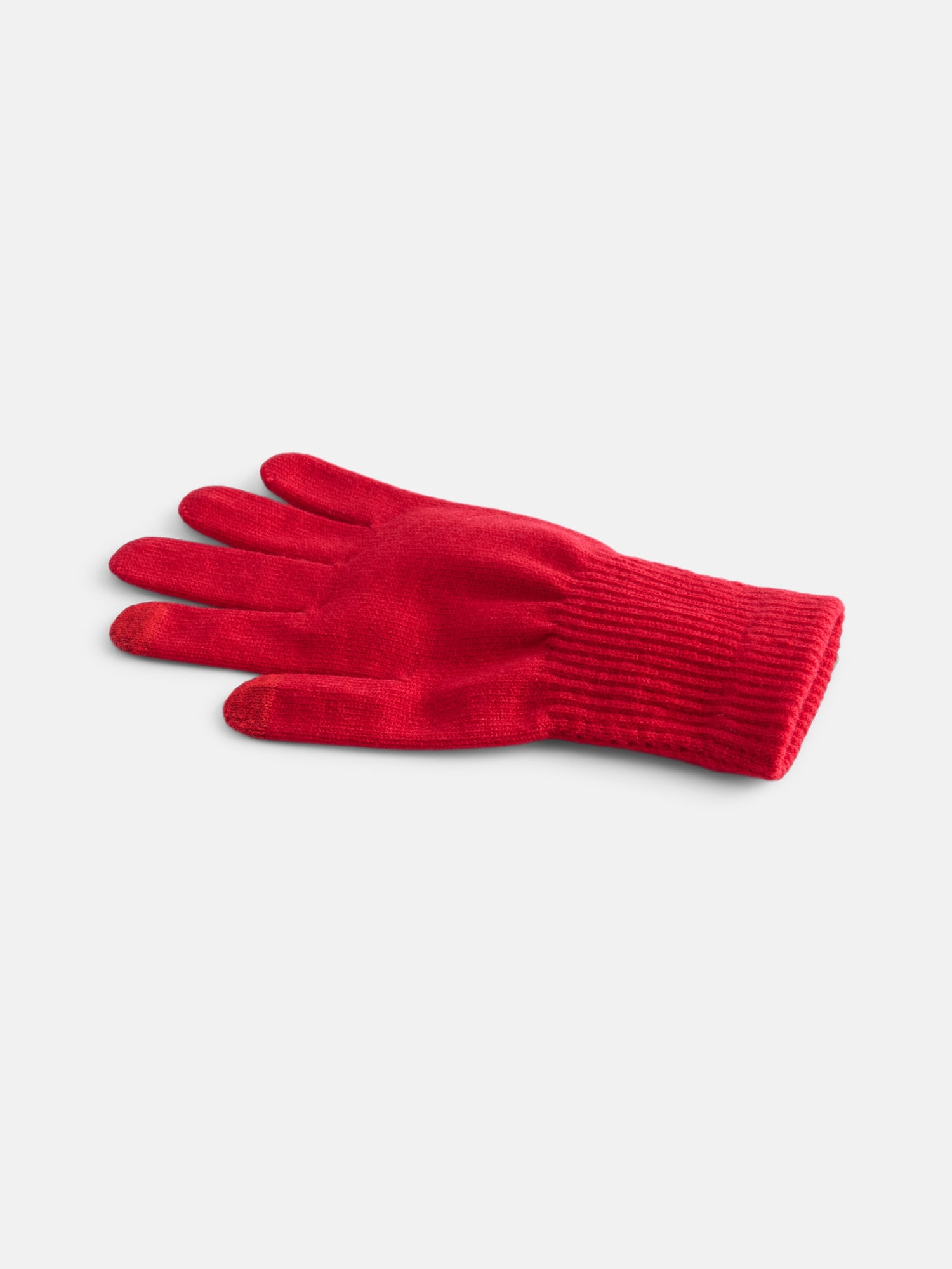 Scenario Women's Tech Touch Knit Gloves, Brilliant Red