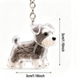 thumbnail image 2 of Orangide Pet Hair Keychain Dog Memorial Keepsake Clear Puppy Shaped Capsule Container for Fur Storage Pendant Gift for Dog Lovers, 2 of 9