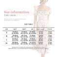 thumbnail image 6 of Womens Summer Floral Midi Dress 2024 Casual Boho Dresses Short Sleeve A-line Square Neck Tie Front Cutout Spring Dress, 6 of 6