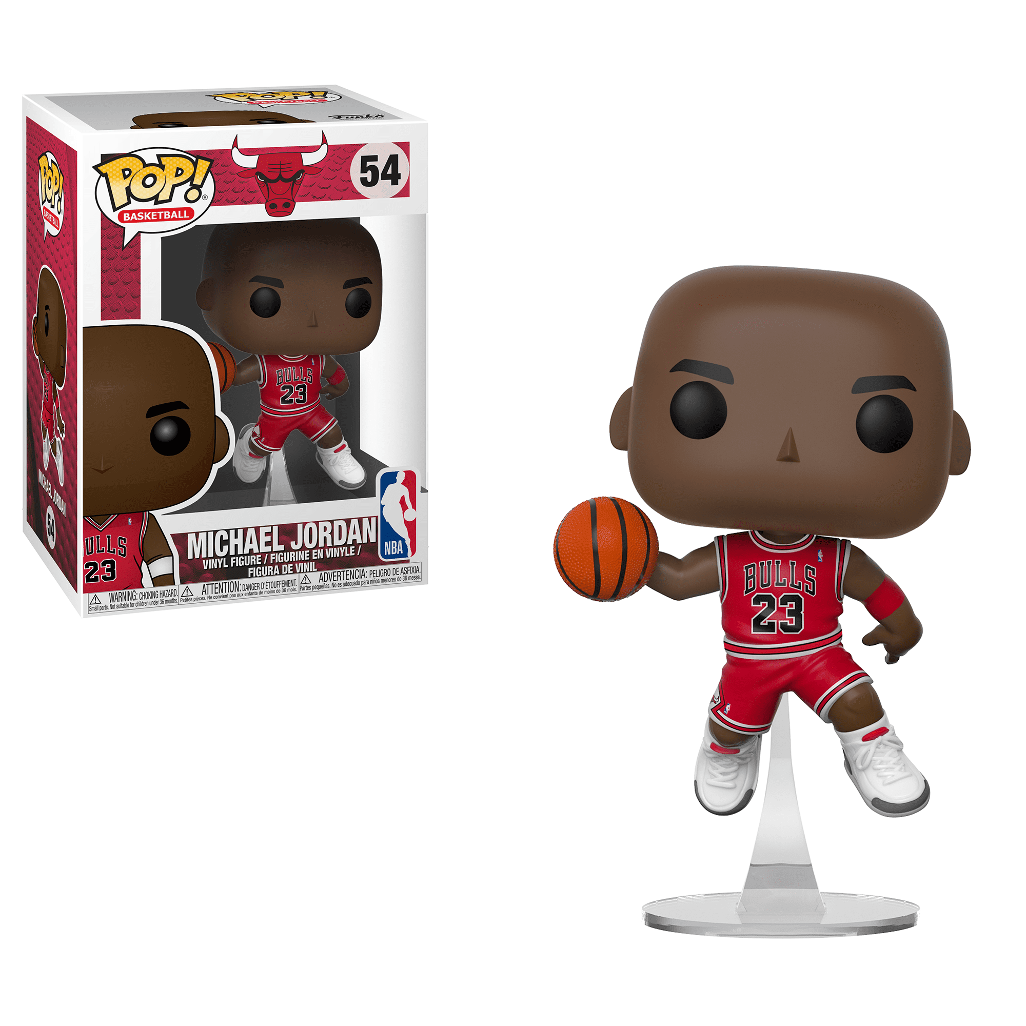 Funko POP! NBA Bulls Collectible Michael Jordan Vinyl Figure Funko POP! NBA Bulls Collectible Michael Jordan Vinyl Figure