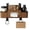 Brown#2, variant on Car Backseat Organizer 3-in-1 Multifunctional Car Seat Back Storage Box with Tissue Holder Cup Holders Hooks Leather Car Organizer for Phone Drinks - for SUV Truck Home Travel