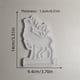 thumbnail image 3 of Christmas Plugs Decorative Cement Plaster Molds Christmas Silicones Molds, 3 of 5
