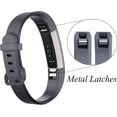 thumbnail image 4 of Bandas compatibles con Fitbit Alta y Fitbit Alta Hr, paquete de 3 pulseras de silicona suave para bandas Fitbit Alta Hr con hebilla de metal segura para hombres y mujeres,, 4 of 5