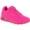 Hot Pink, variant on Skechers Uno-Night Shades Casual Sneakers for Women, Classic Sporty Style Lace-Up Shoes