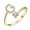 G, variant on Vadktai Initial Rings, Initial Letter Ring for Women, Gold Stackable Alphabet Rings, Adjustable Pinky Ring, Cute Dainty Finger Rings, Valentine's Day Birthday Gifts for Her, Alphabet A-Z