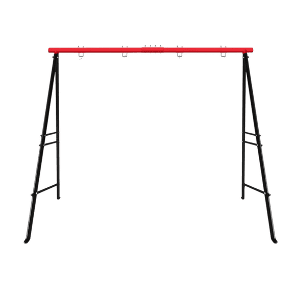 Tcbosik Swing Stand A Frame for Porch, Heavy Duty Metal Swing Frame for Outdoor, Easy Assembly, Red (Stand Only)