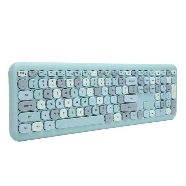 Keyboard Mouse Set 2.4G Golden Ratio Multimedia 110 Keys Keyboard Mouse