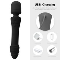 The Original 3-in-1 Personal Massager - Cordless, 2 hrs Continuous -Wand for Neck, Back Pain, Tension Relief & Muscle Soreness R107